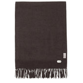 100% Silk Stole, Dark Brown