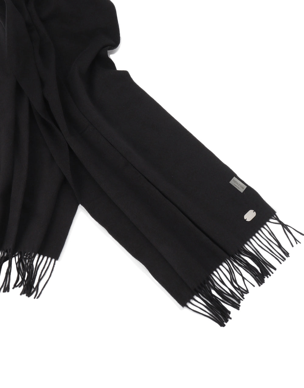 100% Silk Scarf <br>Black