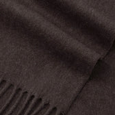 100% Silk Stole, Dark Brown