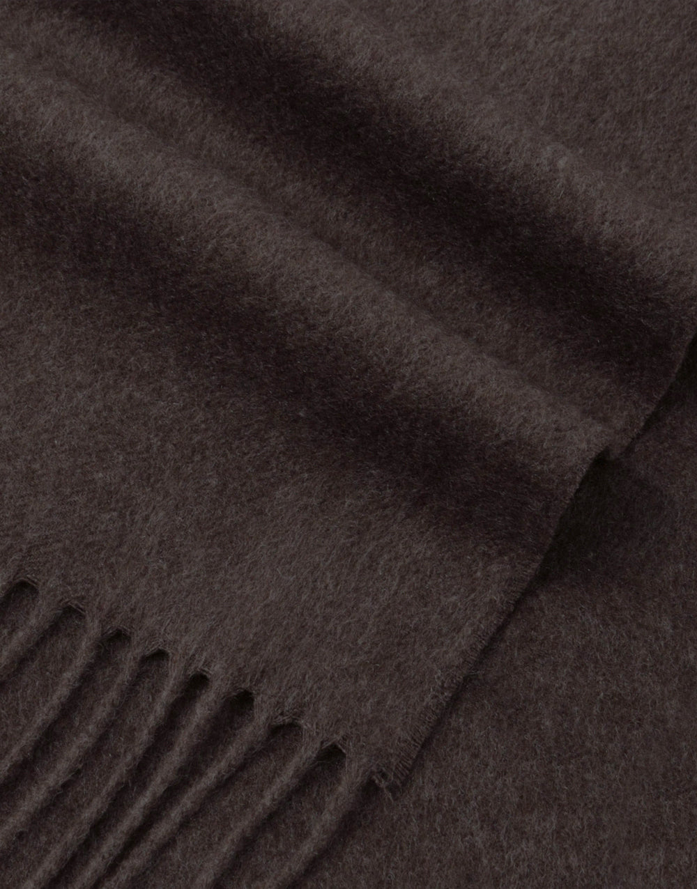 100% Silk Stole, Dark Brown