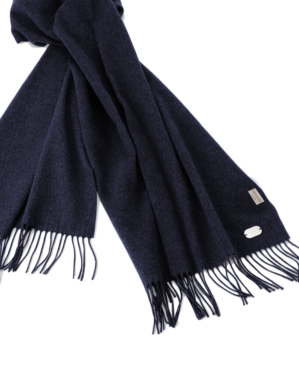 100% Silk Scarf <br>Navy