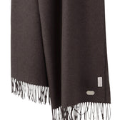 100% Silk Stole, Dark Brown