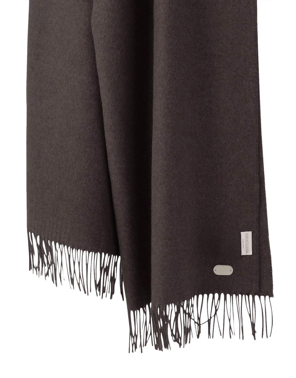 100% Silk Stole, Dark Brown